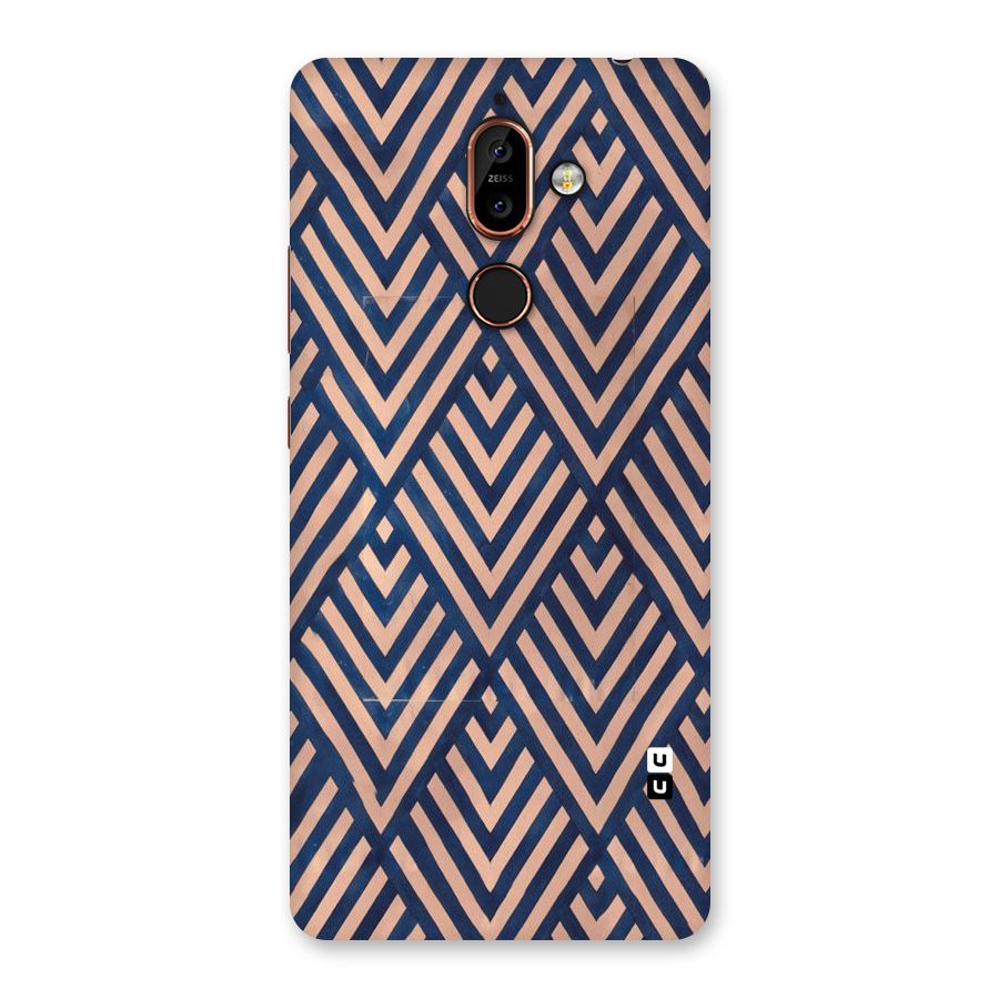Blue Peach Back Case for Nokia 7 Plus