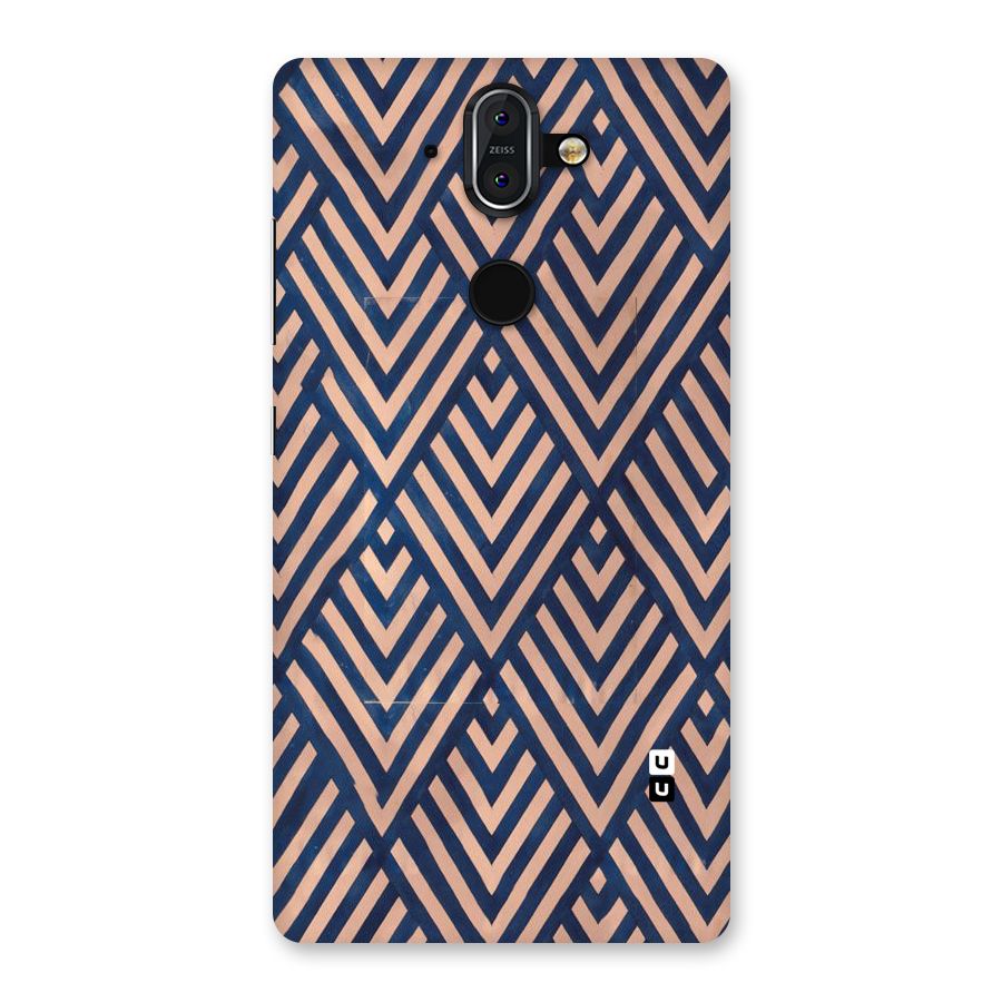 Blue Peach Back Case for Nokia 8 Sirocco