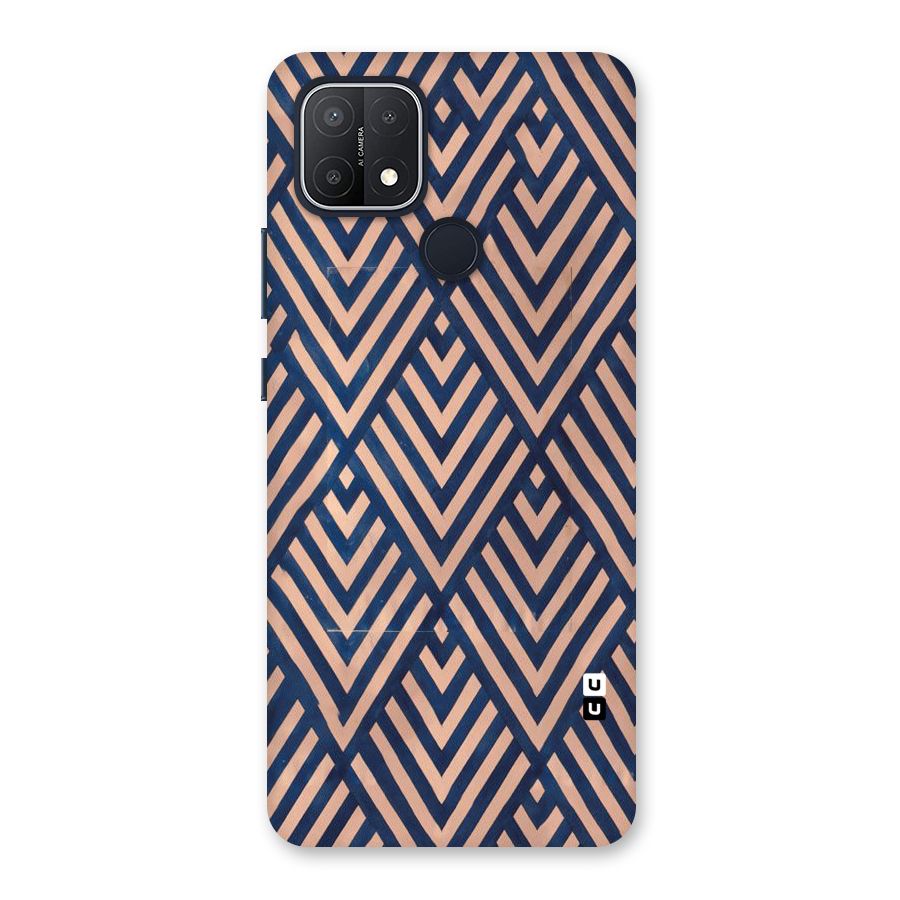 Blue Peach Back Case for Oppo A15