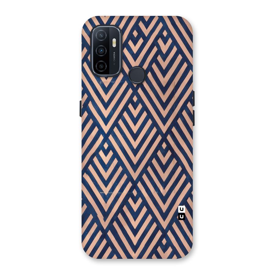 Blue Peach Back Case for Oppo A32