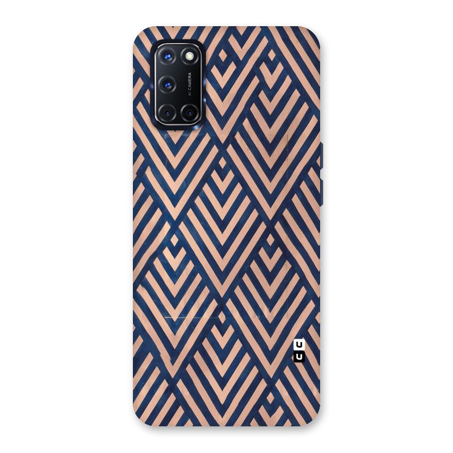Blue Peach Back Case for Oppo A52
