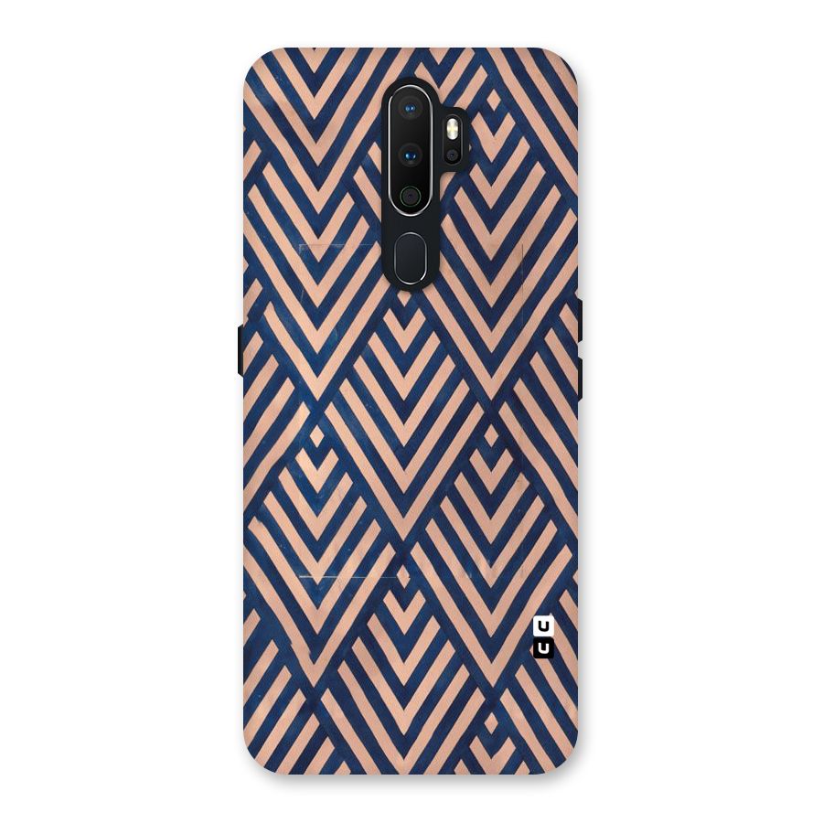Blue Peach Back Case for Oppo A5 (2020)