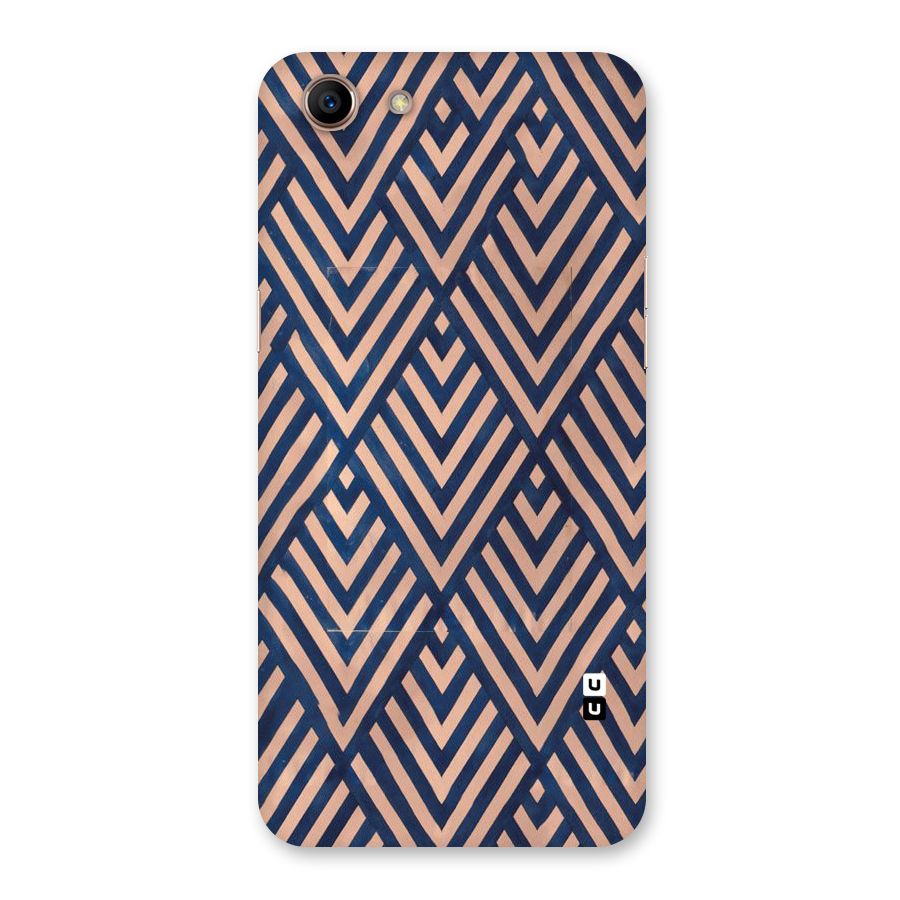 Blue Peach Back Case for Oppo A83 (2018)