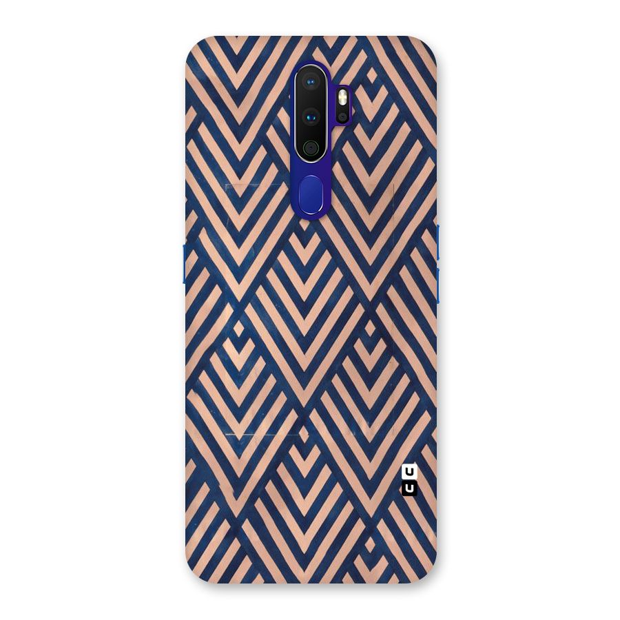 Blue Peach Back Case for Oppo A9 (2020)