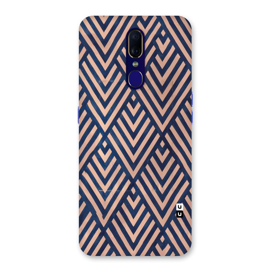 Blue Peach Back Case for Oppo F11