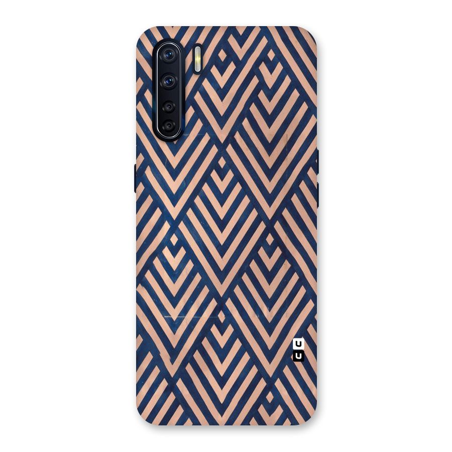 Blue Peach Back Case for Oppo F15