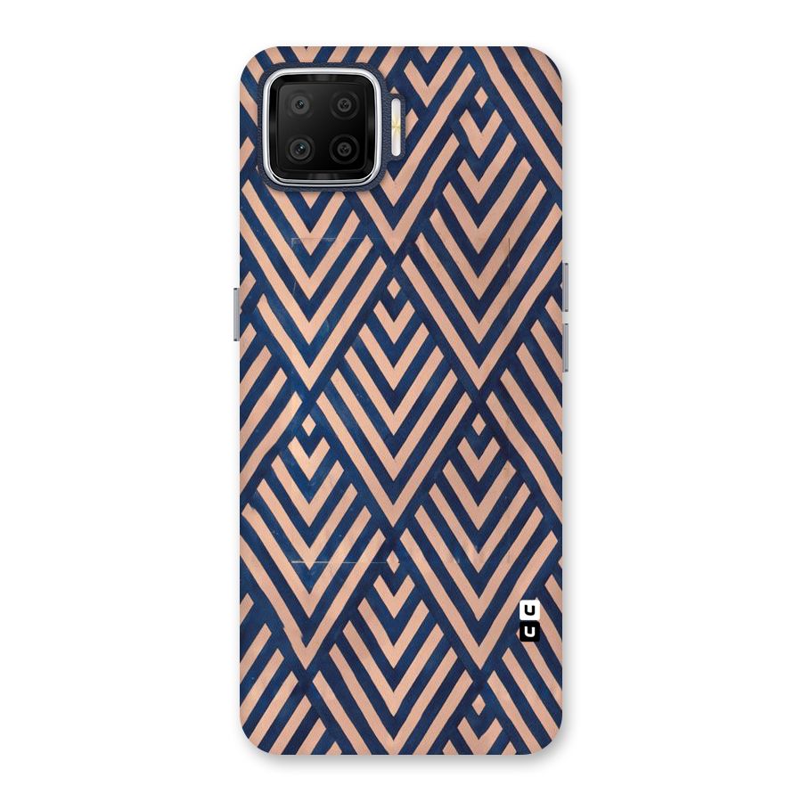 Blue Peach Back Case for Oppo F17