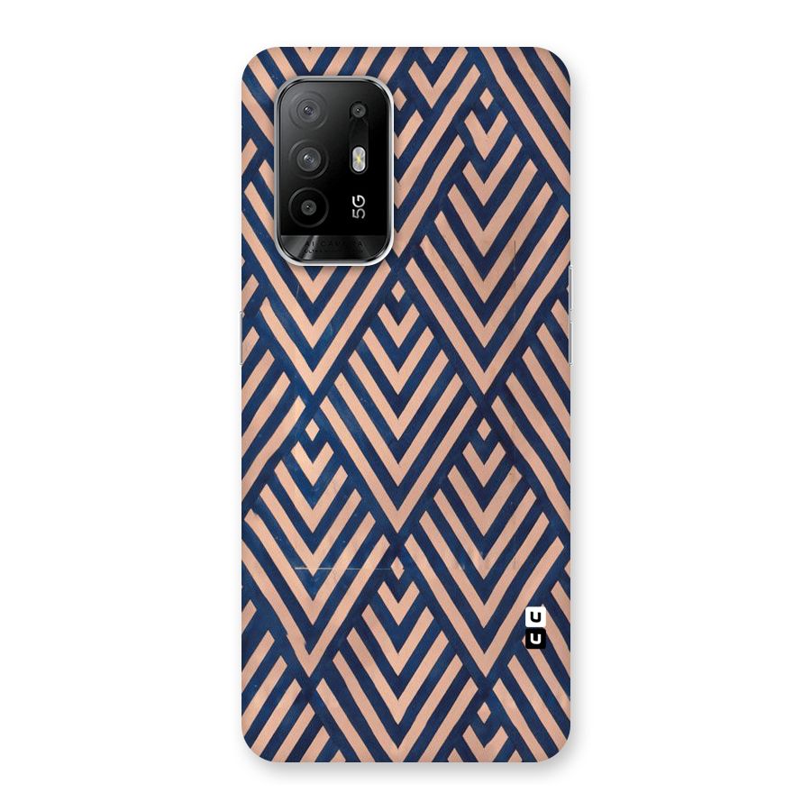 Blue Peach Back Case for Oppo F19 Pro Plus 5G