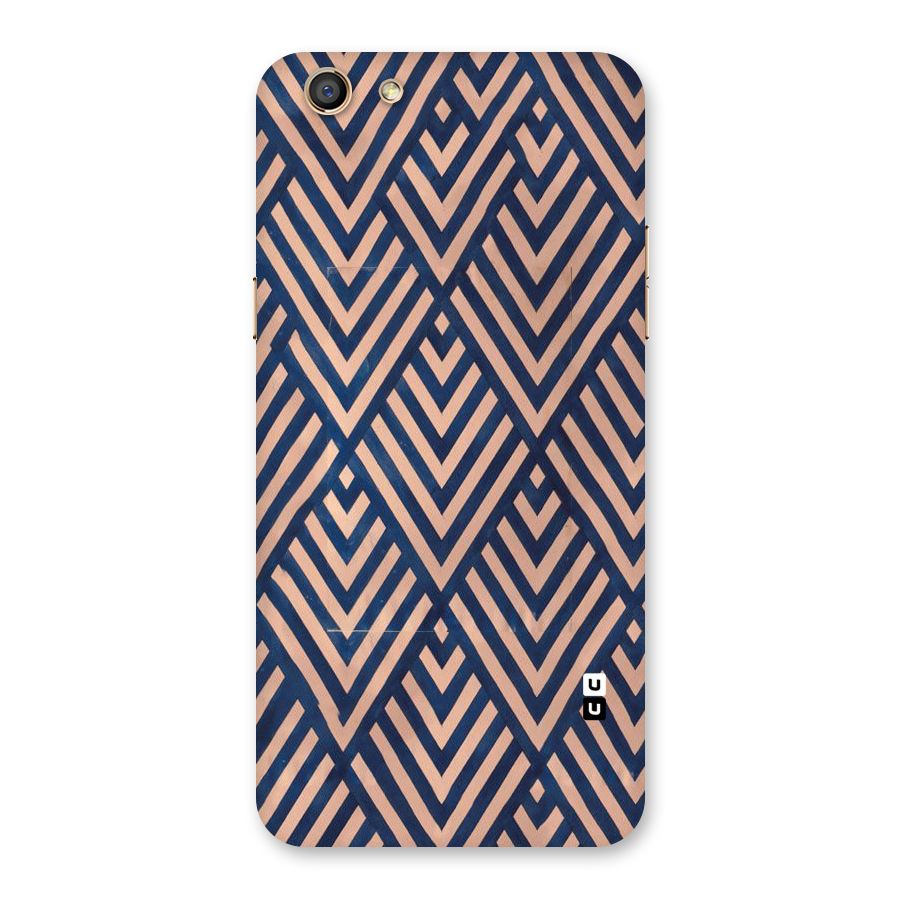 Blue Peach Back Case for Oppo F3
