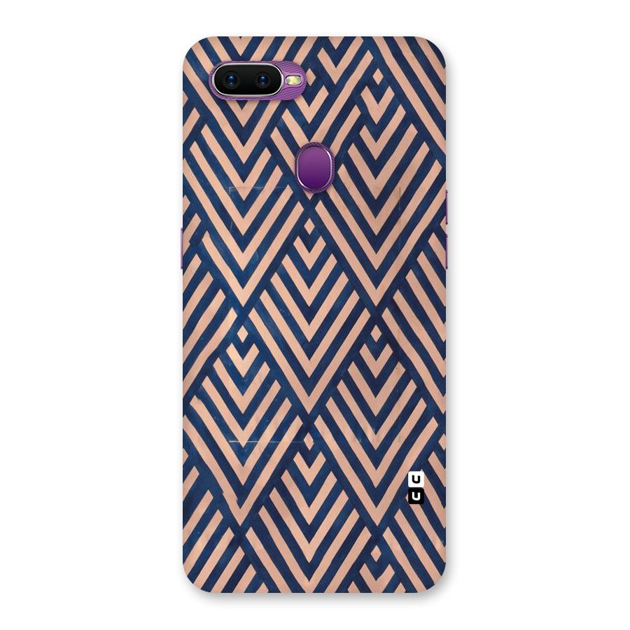 Blue Peach Back Case for Oppo F9