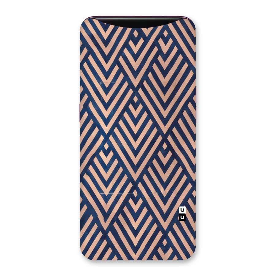 Blue Peach Back Case for Oppo Find X