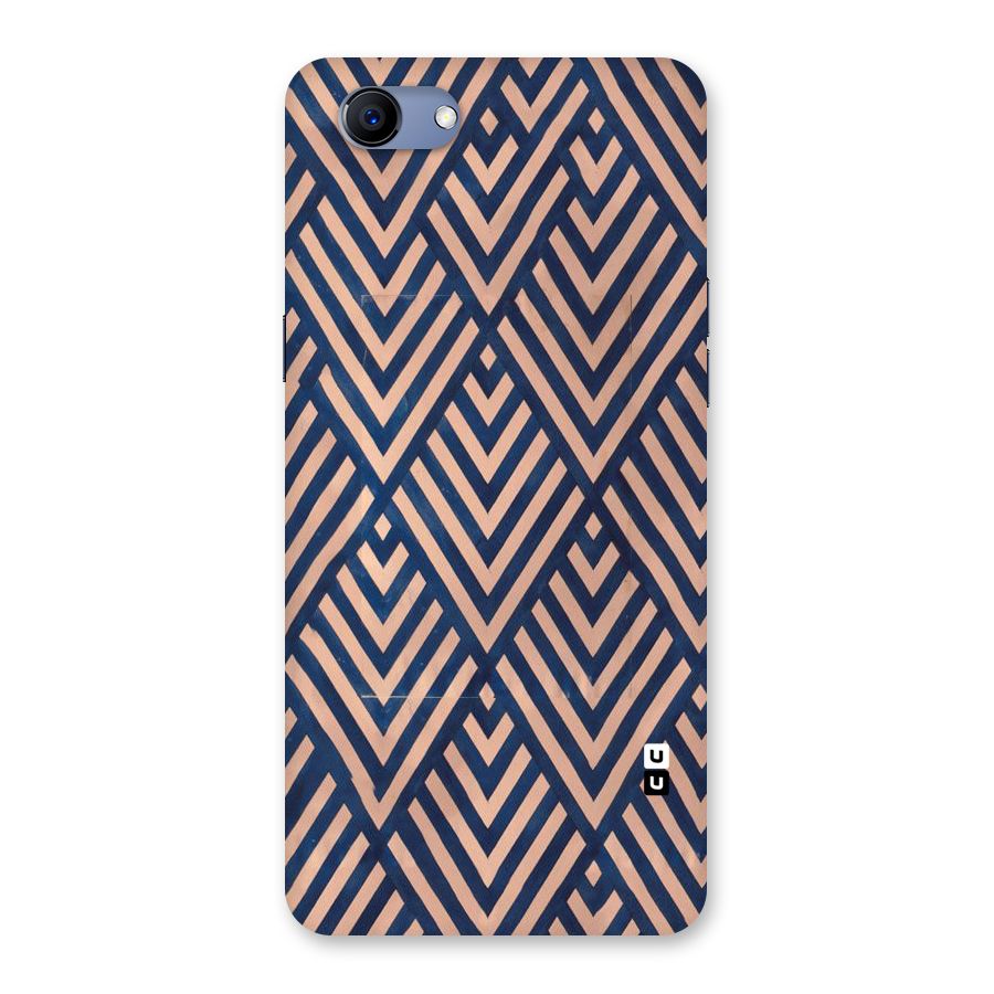 Blue Peach Back Case for Oppo Realme 1