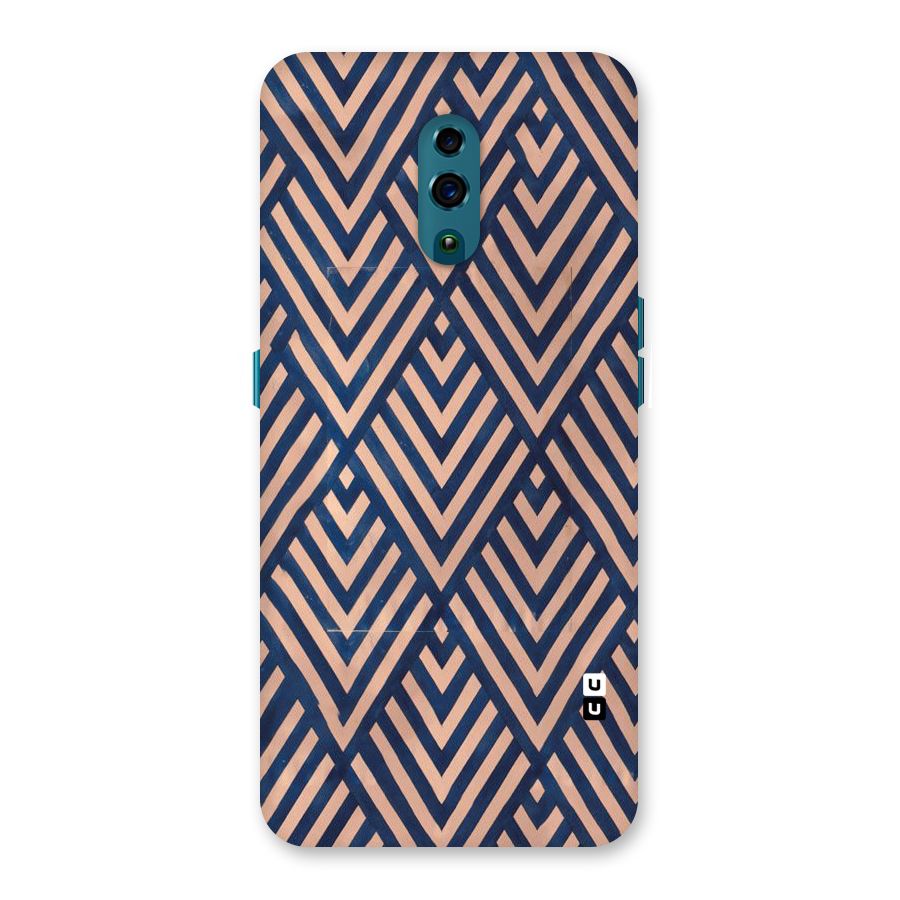 Blue Peach Back Case for Oppo Reno