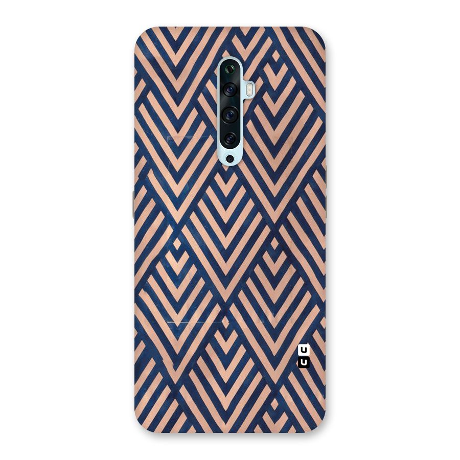 Blue Peach Back Case for Oppo Reno2 F