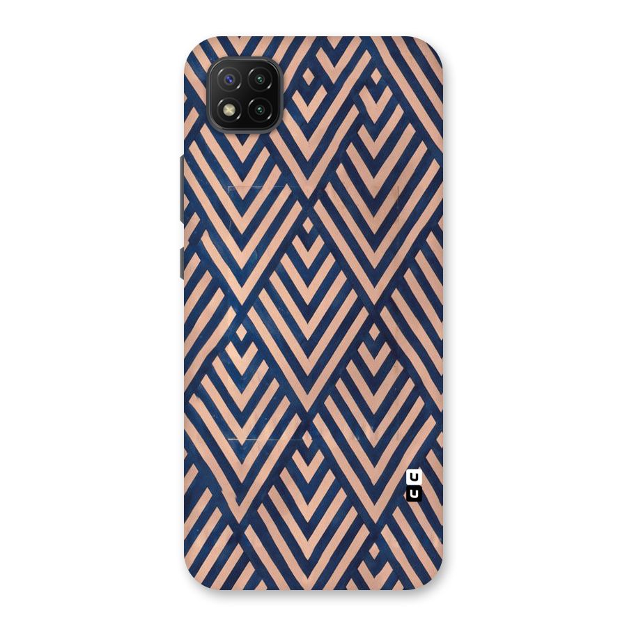 Blue Peach Back Case for Poco C3