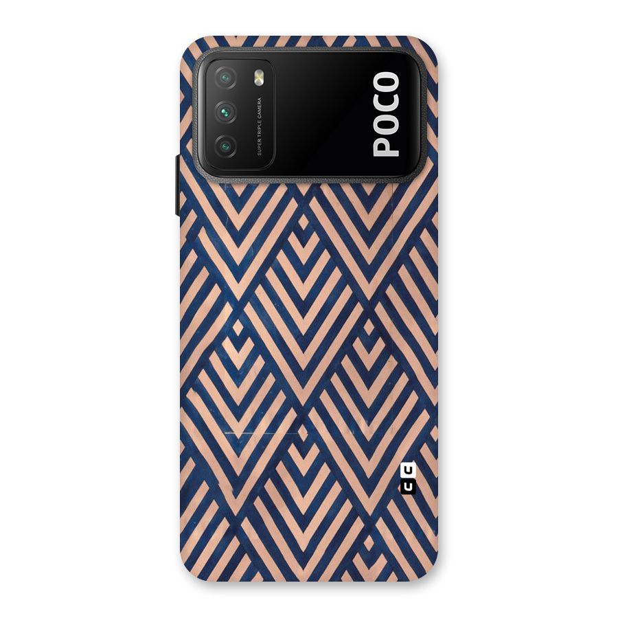 Blue Peach Back Case for Poco M3