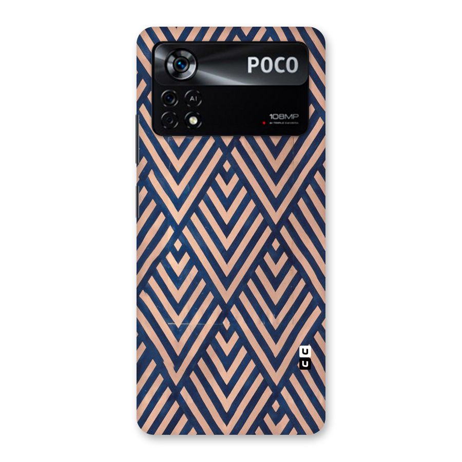 Blue Peach Back Case for Poco X4 Pro 5G