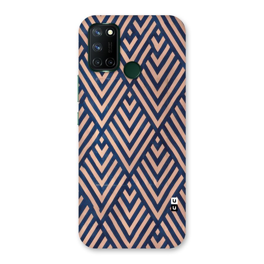 Blue Peach Back Case for Realme 7i