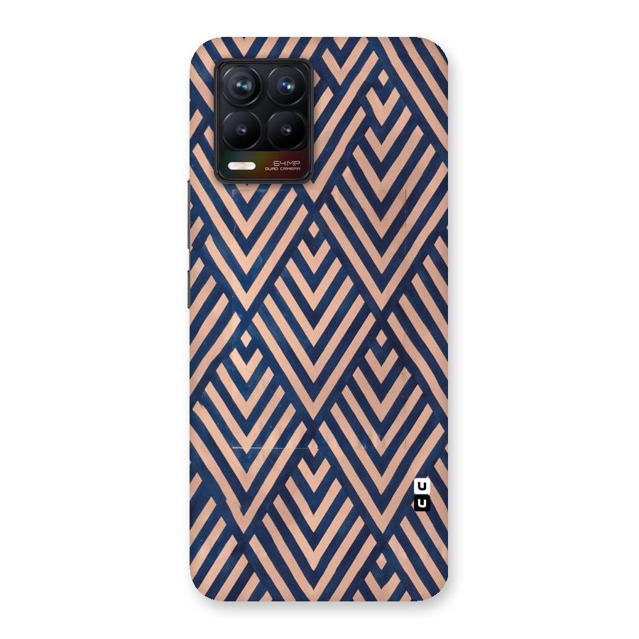 Blue Peach Back Case for Realme 8