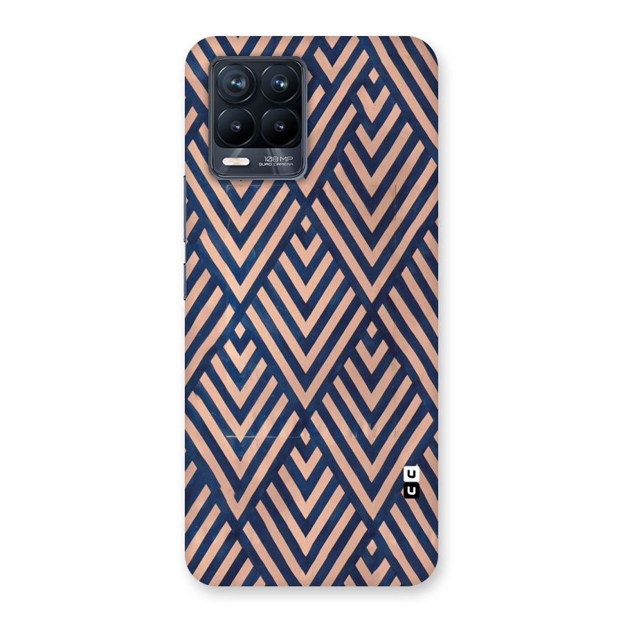 Blue Peach Back Case for Realme 8 Pro