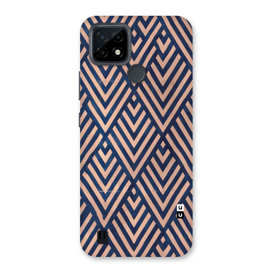 Blue Peach Back Case for Realme C21
