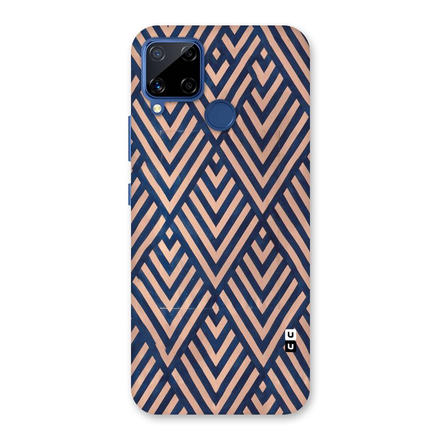 Blue Peach Back Case for Realme Narzo 30A
