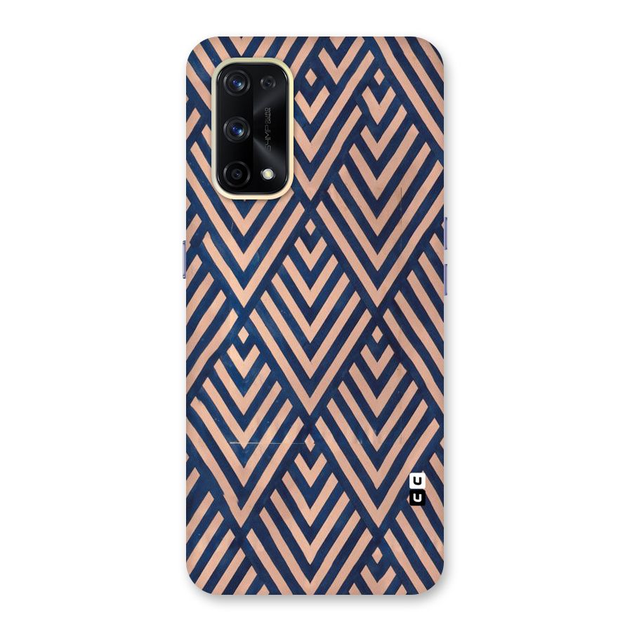 Blue Peach Glass Back Case for Realme X7 Pro