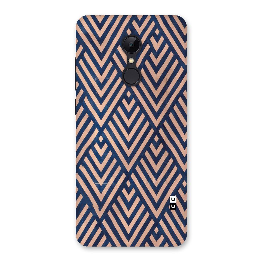 Blue Peach Back Case for Redmi 5