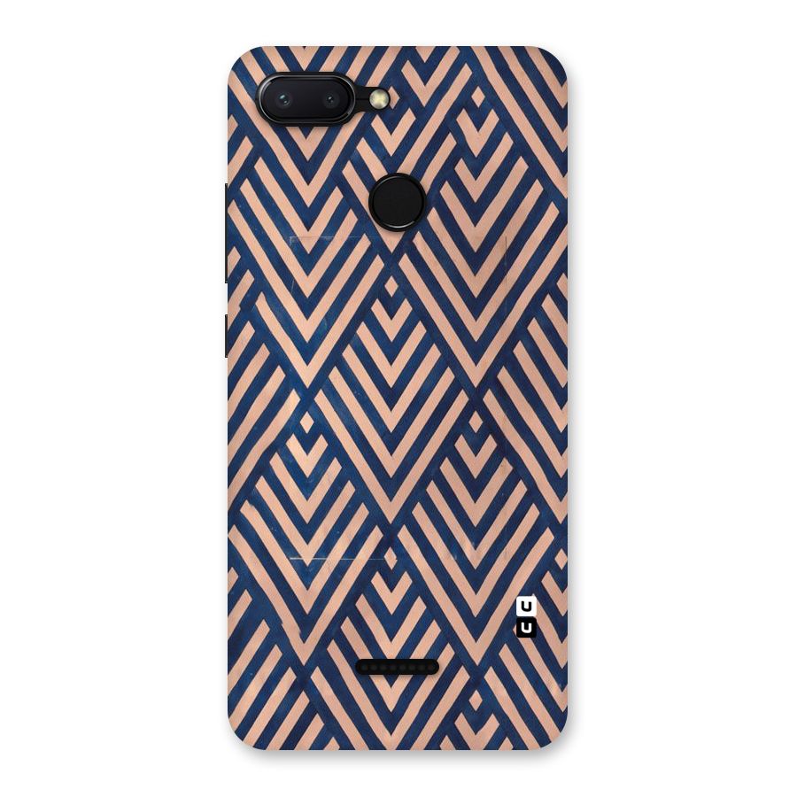 Blue Peach Back Case for Redmi 6