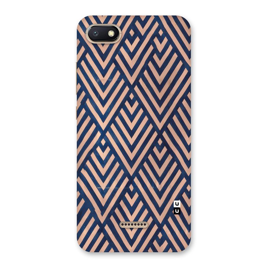 Blue Peach Back Case for Redmi 6A