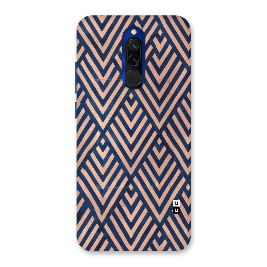 Blue Peach Back Case for Redmi 8