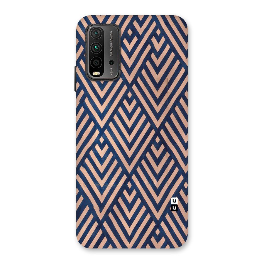 Blue Peach Back Case for Redmi 9 Power