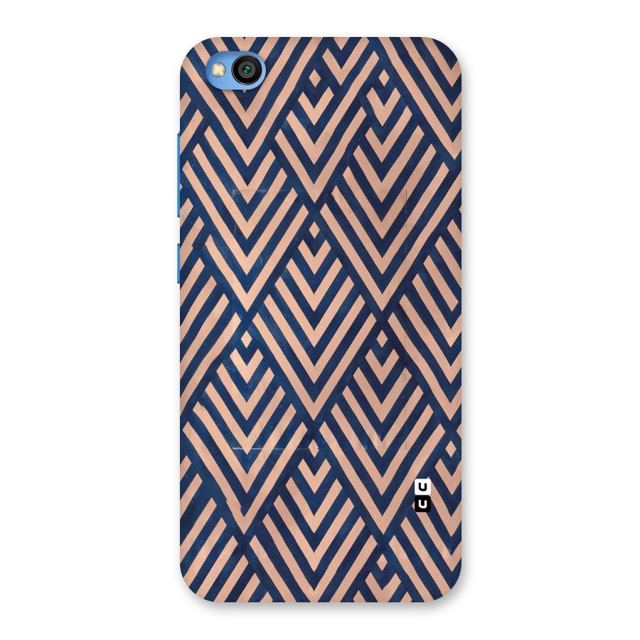 Blue Peach Back Case for Redmi Go