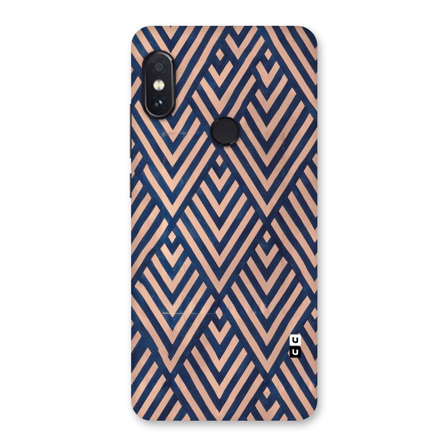 Blue Peach Back Case for Redmi Note 5 Pro