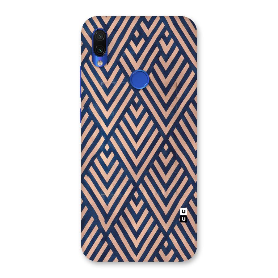 Blue Peach Back Case for Redmi Note 7S