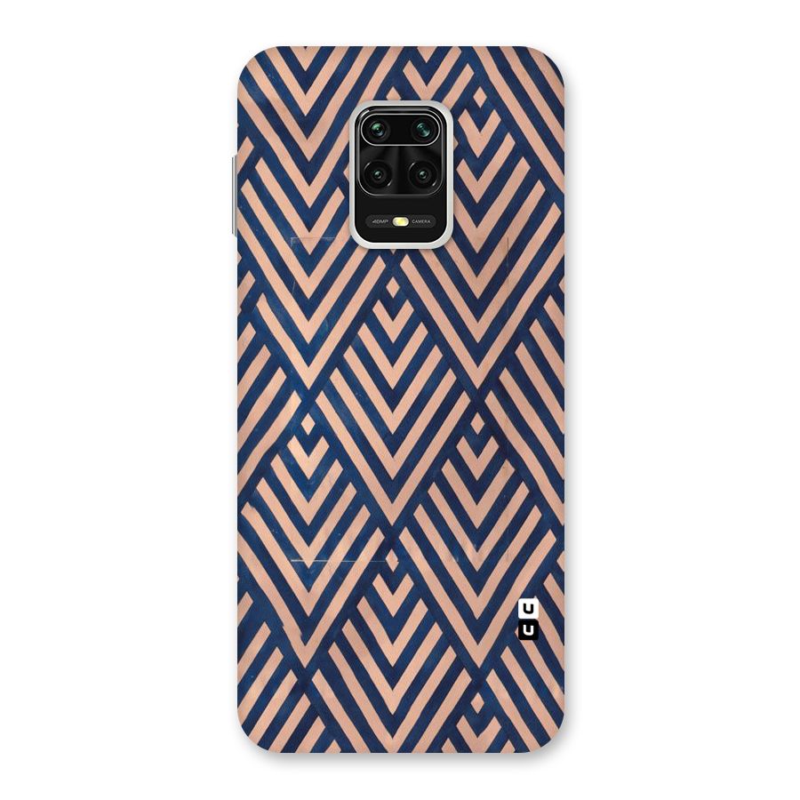 Blue Peach Back Case for Redmi Note 9 Pro