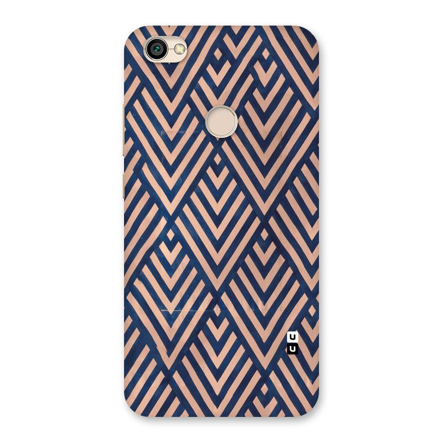 Blue Peach Back Case for Redmi Y1 2017