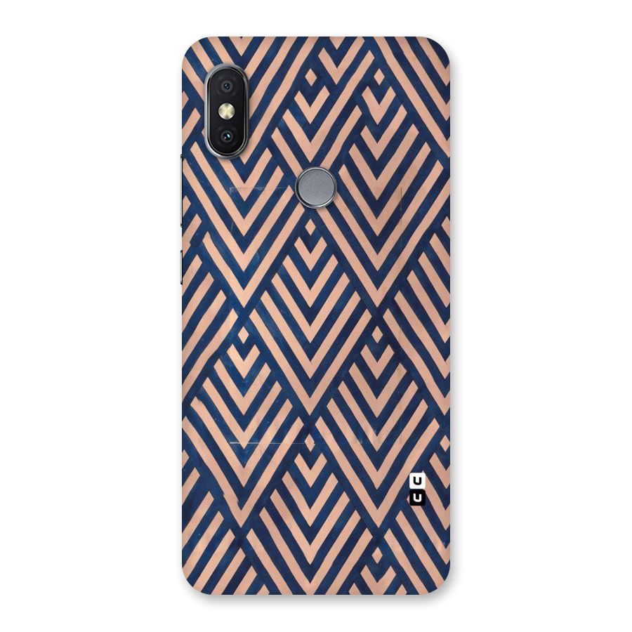 Blue Peach Back Case for Redmi Y2