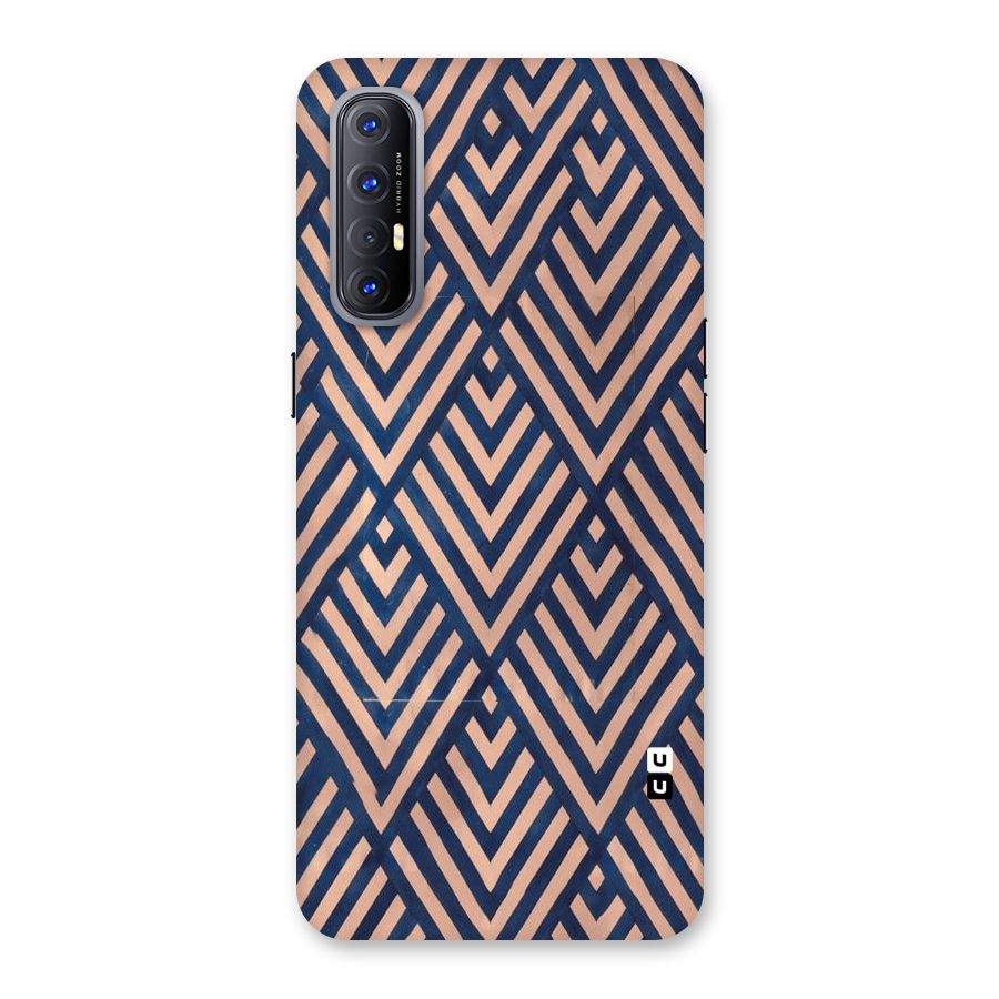 Blue Peach Back Case for Reno3 Pro
