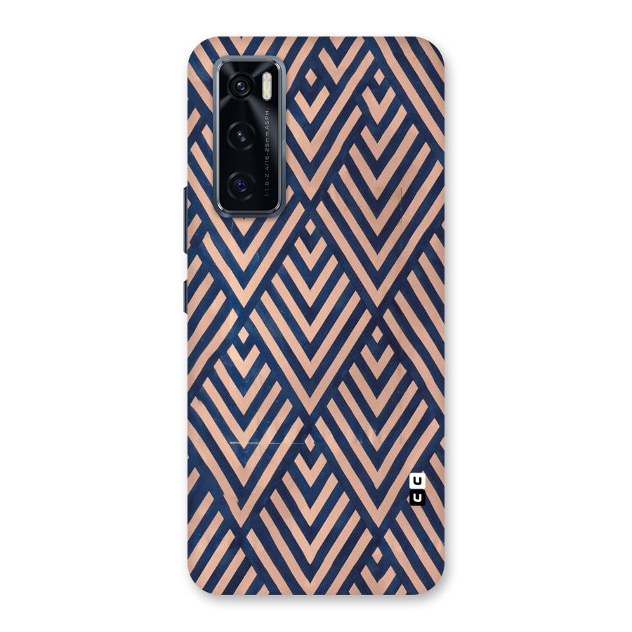 Blue Peach Back Case for Vivo V20 SE