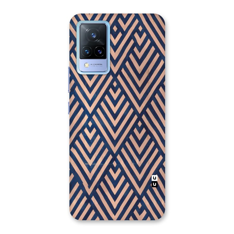 Blue Peach Back Case for Vivo V21 5G