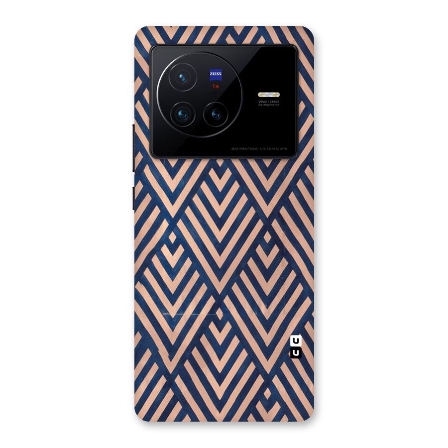 Blue Peach Back Case for Vivo X80
