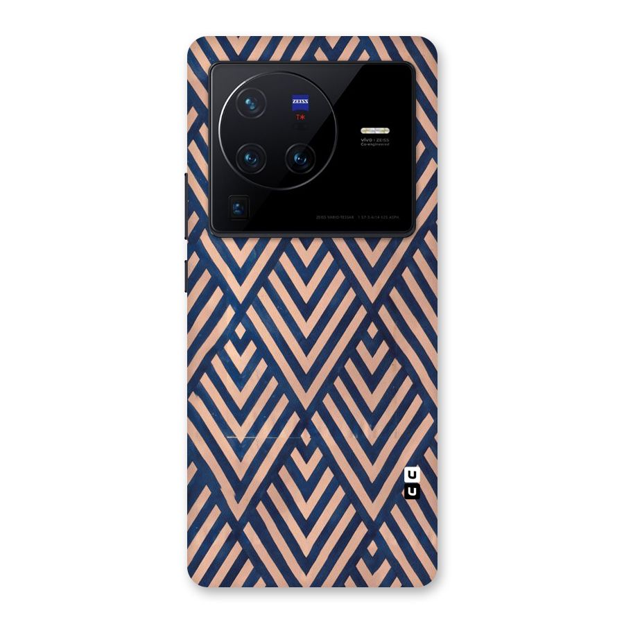 Blue Peach Back Case for Vivo X80 Pro