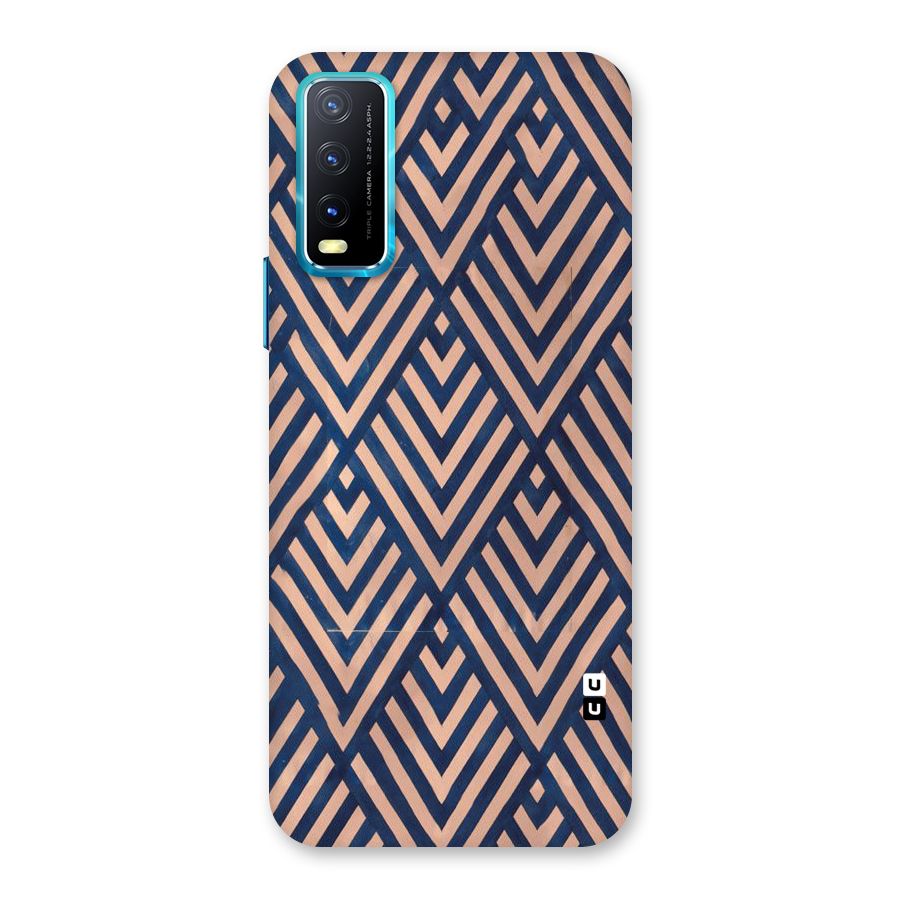 Blue Peach Back Case for Vivo Y20A