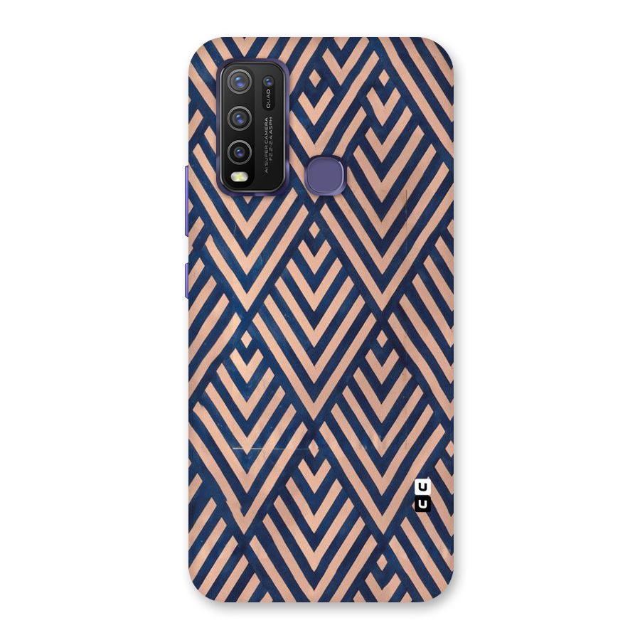 Blue Peach Back Case for Vivo Y50