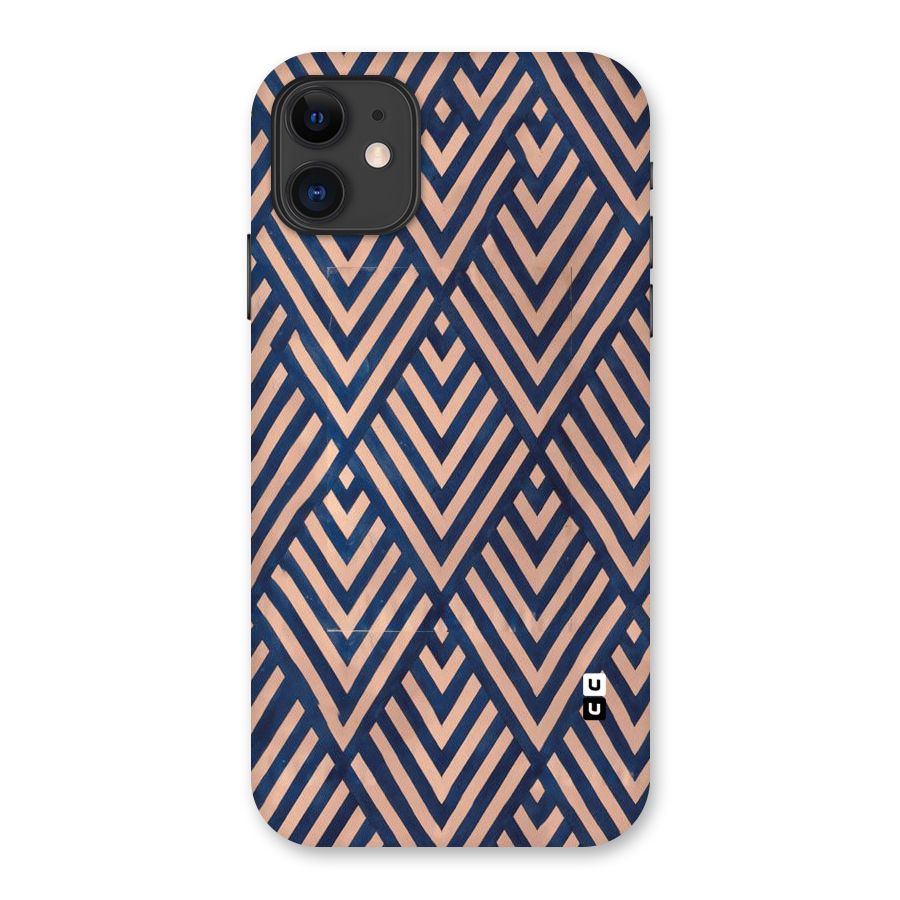 Blue Peach Back Case for iPhone 11