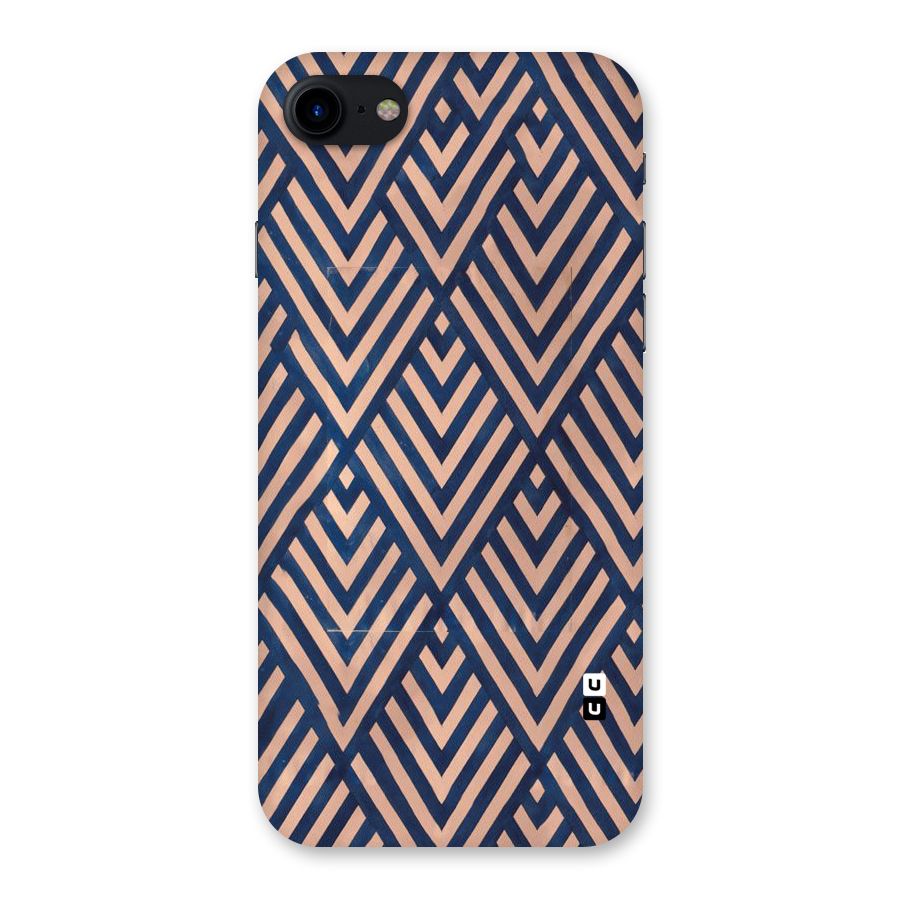 Blue Peach Back Case for iPhone SE 2020