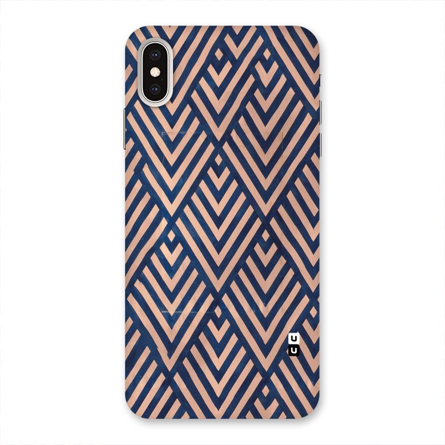 Blue Peach Back Case for iPhone XS Max