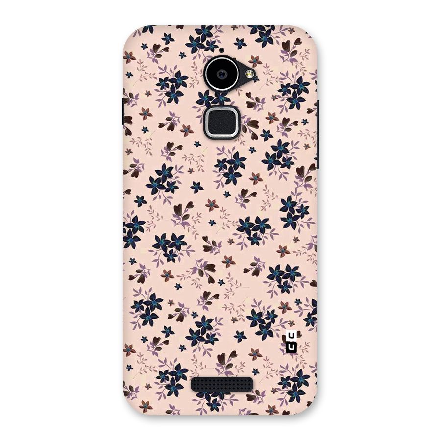 Blue Peach Floral Back Case for Coolpad Note 3 Lite