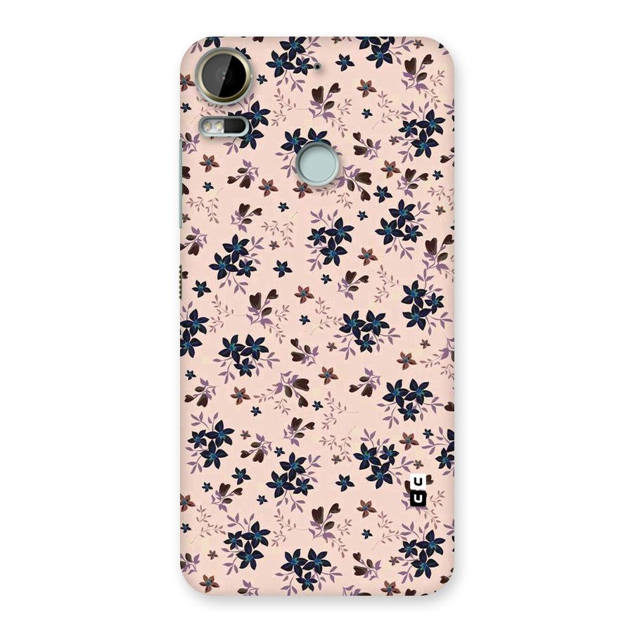 Blue Peach Floral Back Case for Desire 10 Pro